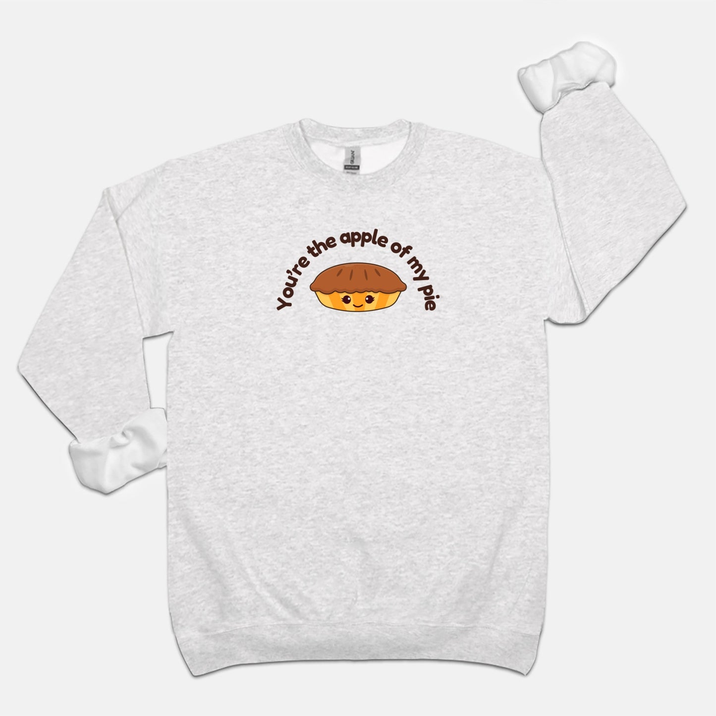 You're the Apple of My Pie Crew Neck Sweatshirt